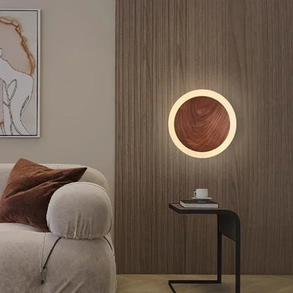 Tormod – Modern Walnut LED Wall Light