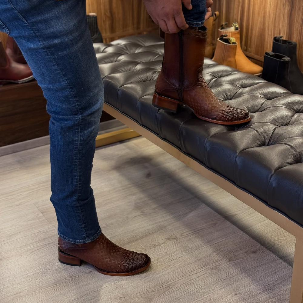 Whiskey Stride | Rivet Cristined Boots