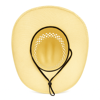 Breathable Straw Cowboy Hat