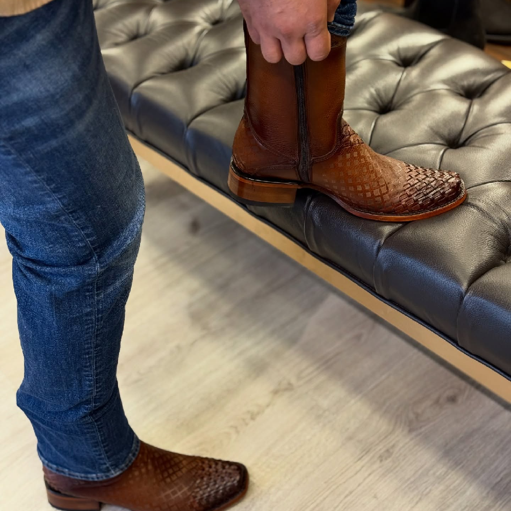 Whiskey Stride | Rivet Cristined Boots