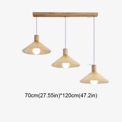 Borevia – Oak Pastoral Fabric Chandelier