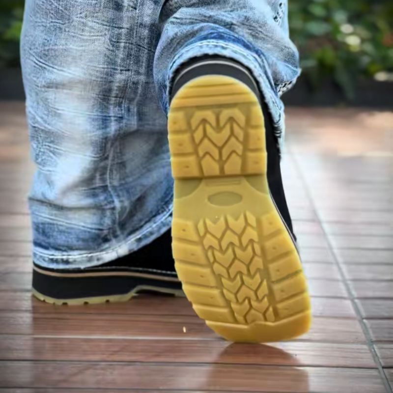 Classic Leather Cowboy Boots-Brown