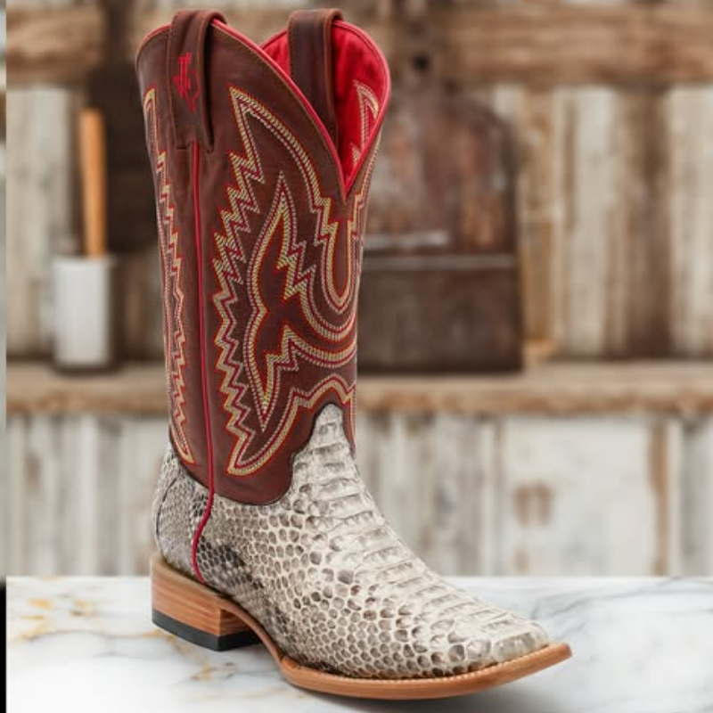 Men's Mink Python Tan Boots