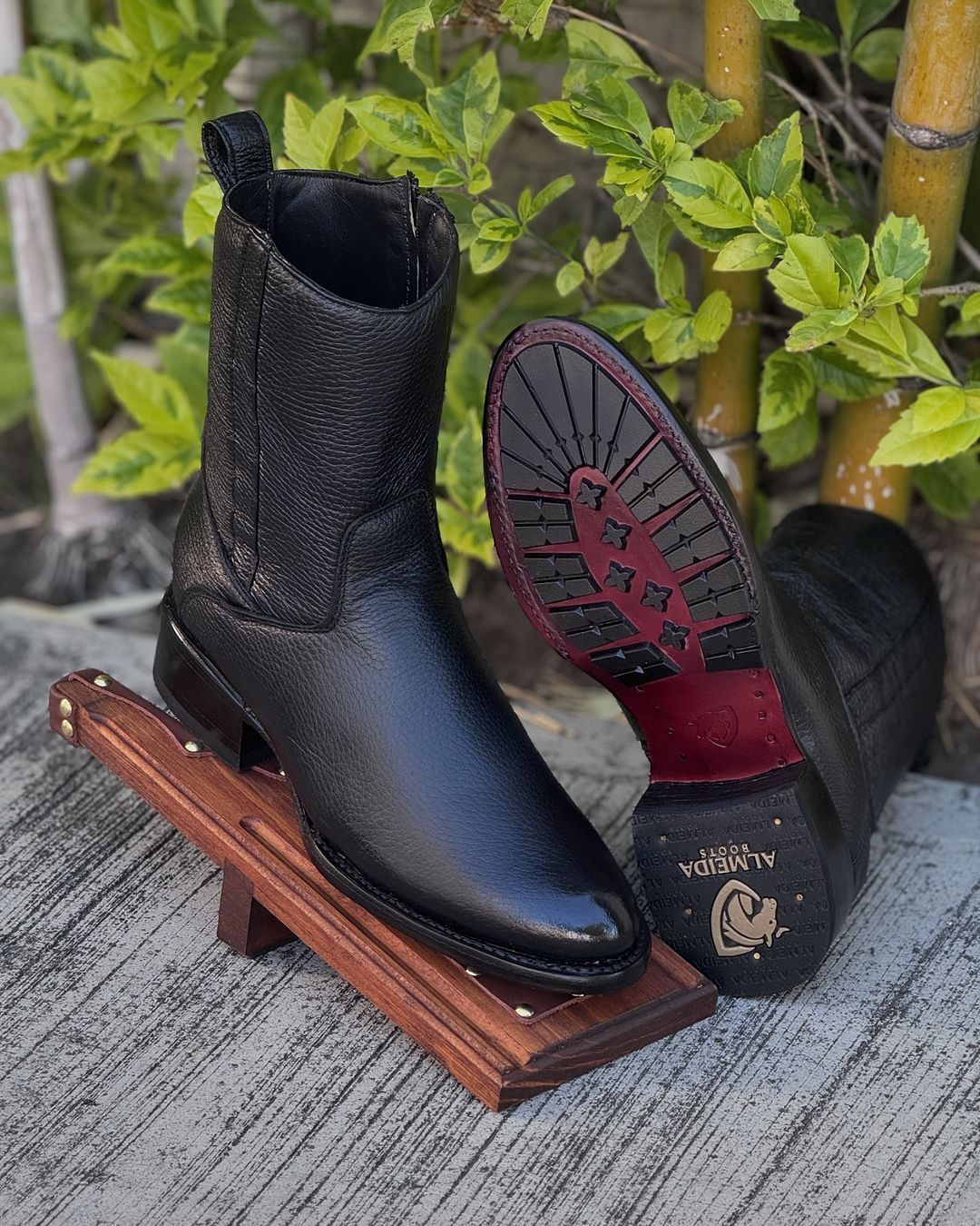 Classic Handmade Deer Leather Boots