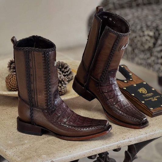 Medium-Long Python Cowboy Boots