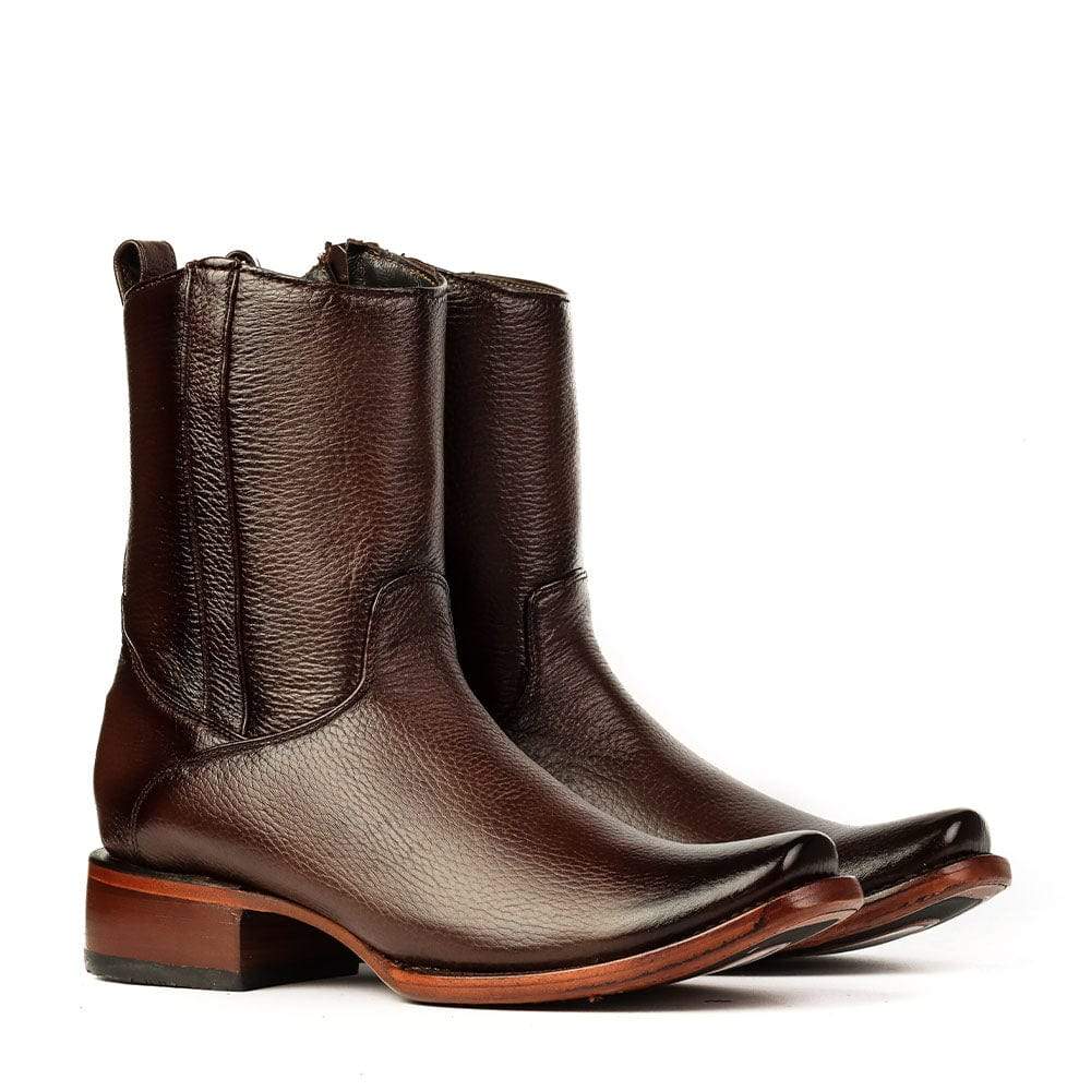 Mexican Cowboy Brown Deer Boots