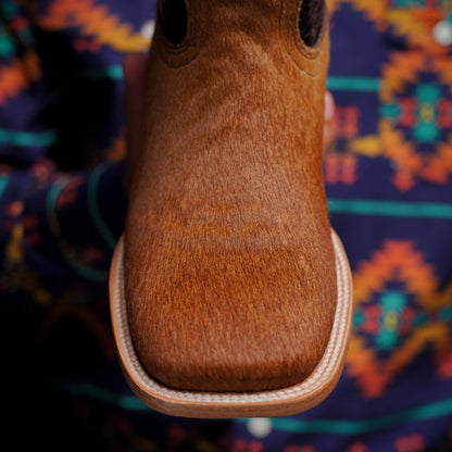Brown Vintage Cowhide Boots