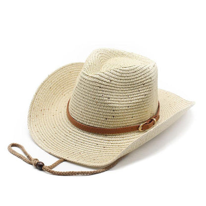 Bowler Hat Version Panama Hat-Khaki