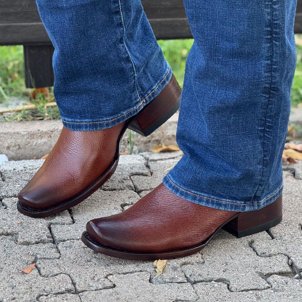 Dallas Denim Deerskin Boots