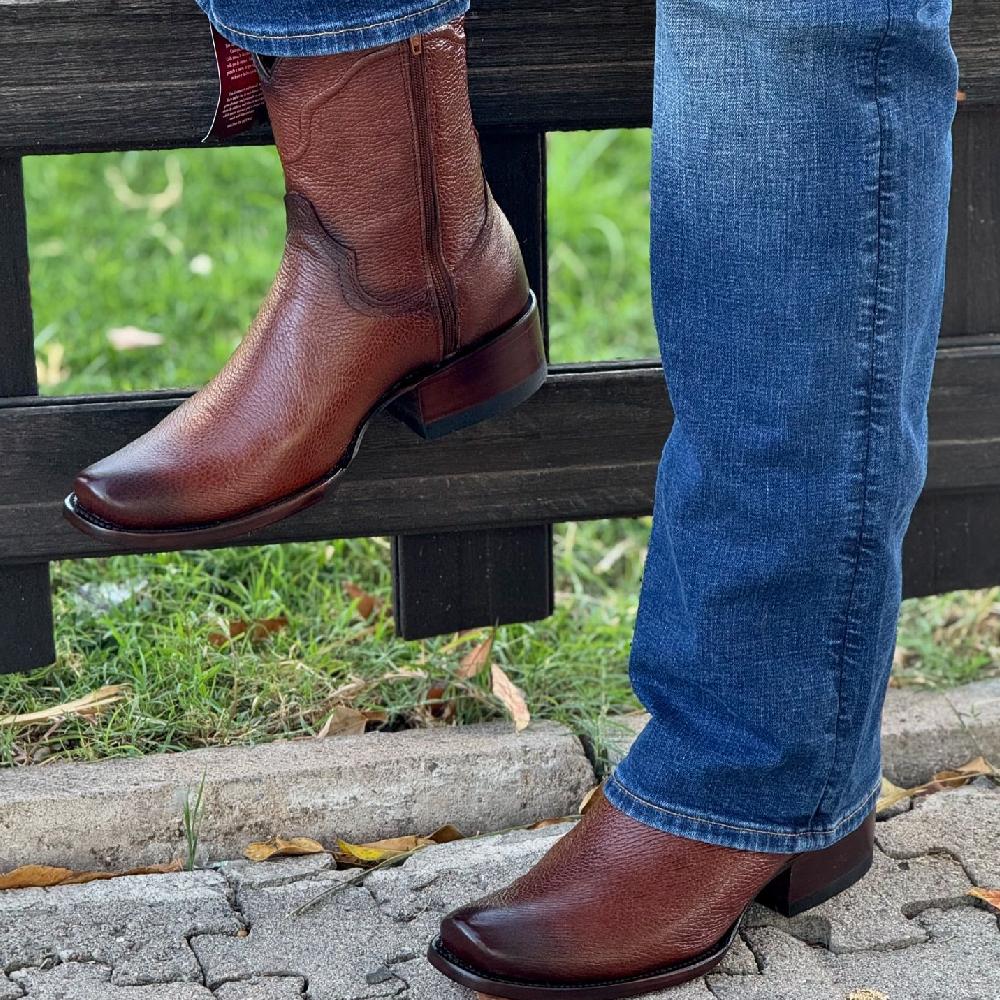 Dallas Denim Deerskin Boots