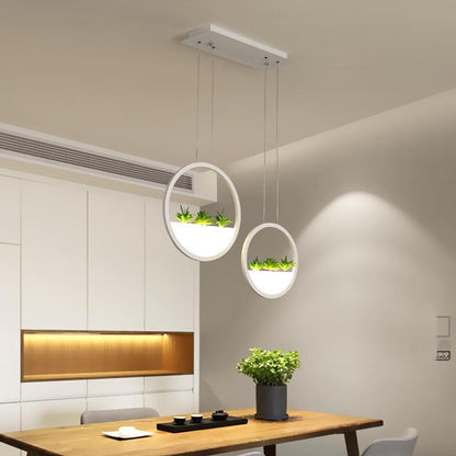 Freja - Round Planter Chandelier